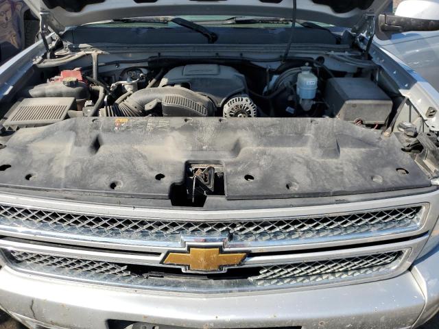 1GCRKSE73DZ127569 - 2013 CHEVROLET SILVERADO K1500 LT SILVER photo 11