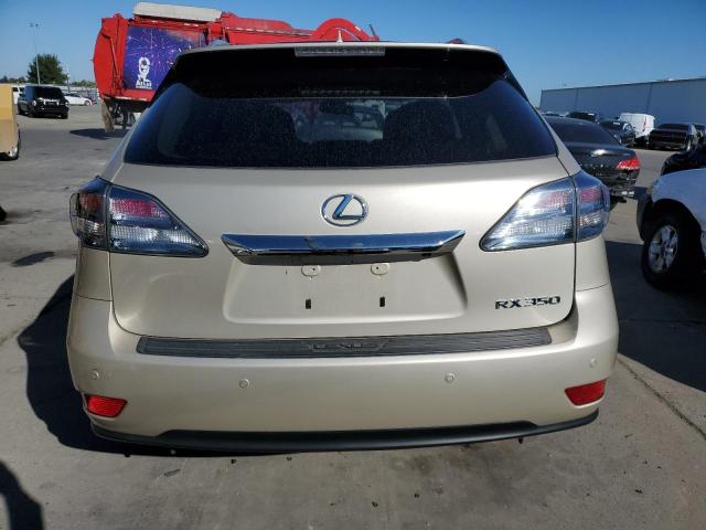 2T2BK1BA4CC143618 - 2012 LEXUS RX 350 GOLD photo 6