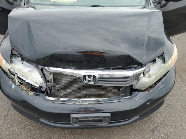 19XFB2F59CE007057 - 2012 HONDA CIVIC LX BLACK photo 11