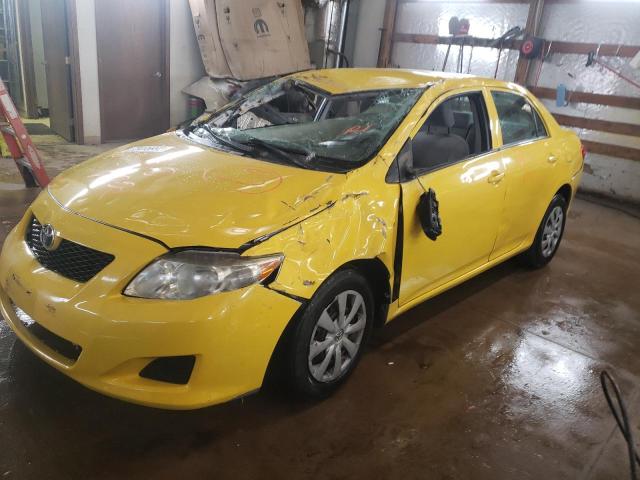 JTDBL40E399067347 - 2009 TOYOTA COROLLA BASE YELLOW photo 1