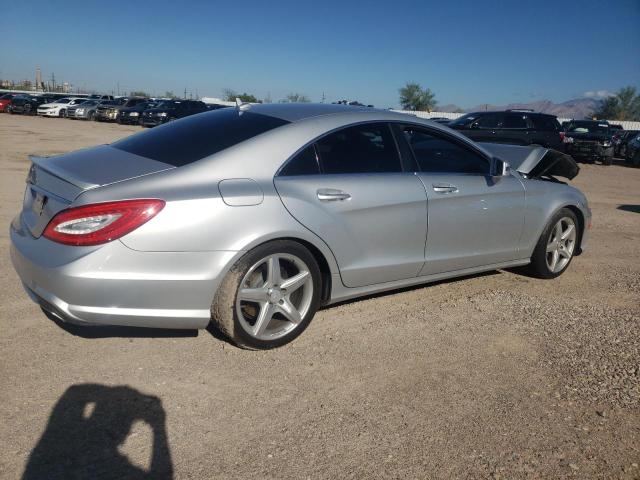 WDDLJ7DB2EA091732 - 2014 MERCEDES-BENZ CLS 550 SILVER photo 3