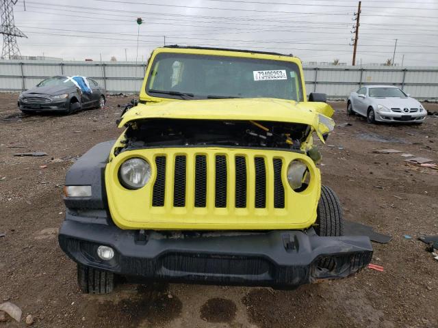 1C4HJXDN7PW634315 - 2023 JEEP WRANGLER SPORT YELLOW photo 5