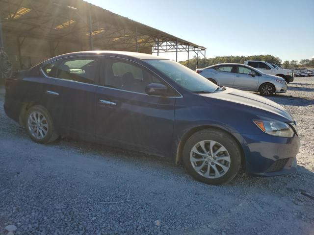 3N1AB7AP6JY224130 - 2018 NISSAN SENTRA S BLUE photo 4