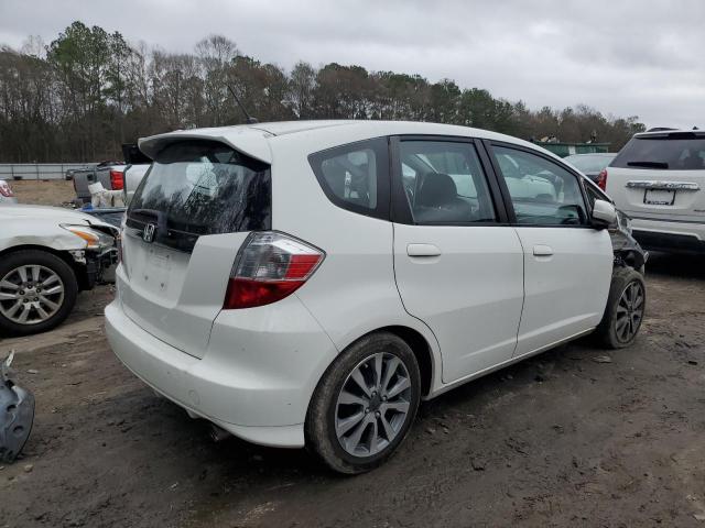 JHMGE8H54CC023751 - 2012 HONDA FIT SPORT WHITE photo 3