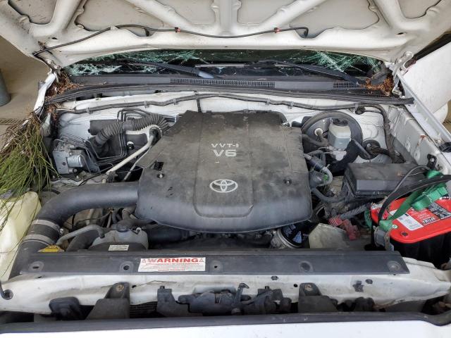 5TEUU42N55Z060126 - 2005 TOYOTA TACOMA ACCESS CAB თეთრი ფოტო 11
