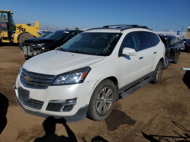 1GNKVHKDXHJ332386 - 2017 CHEVROLET TRAVERSE LT WHITE photo 1