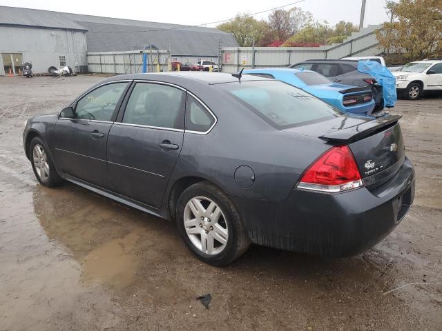 2G1WB5EK3A1185302 - 2010 CHEVROLET IMPALA LT GRAY photo 2