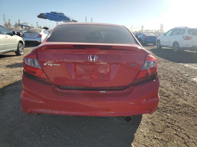 2HGFB6E54CH706434 - 2012 HONDA CIVIC SI RED photo 6