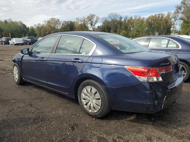 1HGCP2F31BA059790 - 2011 HONDA ACCORD LX BLUE photo 2