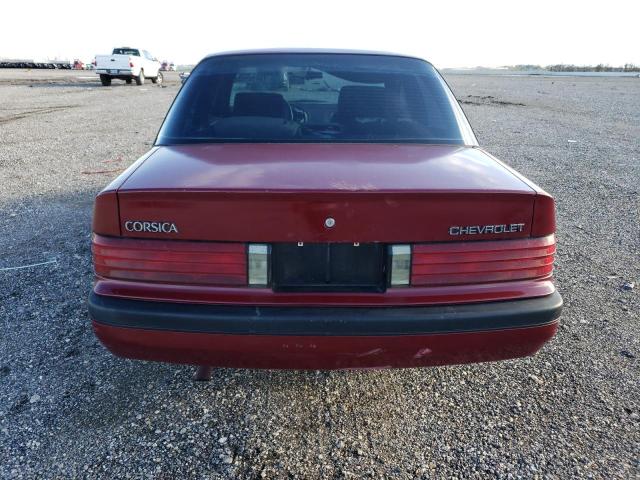 1G1LD55MXRY258642 - 1994 CHEVROLET CORSICA MAROON photo 6