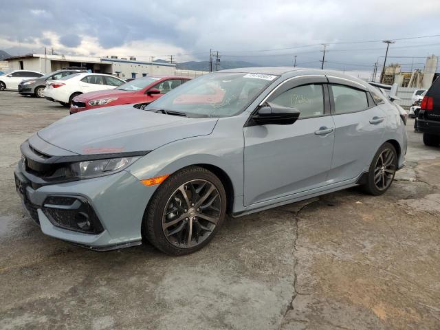 SHHFK7H47MU405430 - 2021 HONDA CIVIC SPORT GRAY photo 1