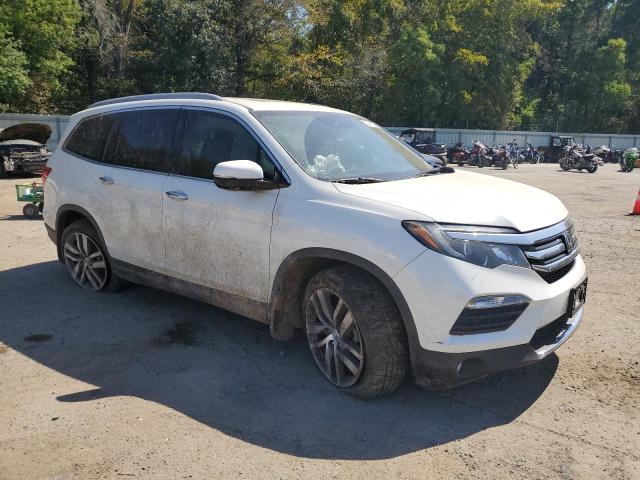 5FNYF6H08HB022169 - 2017 HONDA PILOT ELITE WHITE photo 4