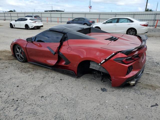 1G1YB3D45N5123257 - 2022 CHEVROLET CORVETTE STINGRAY 2LT RED photo 2