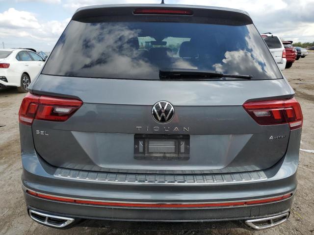 3VV4B7AXXNM077402 - 2022 VOLKSWAGEN TIGUAN SEL R-LINE GRAY photo 6