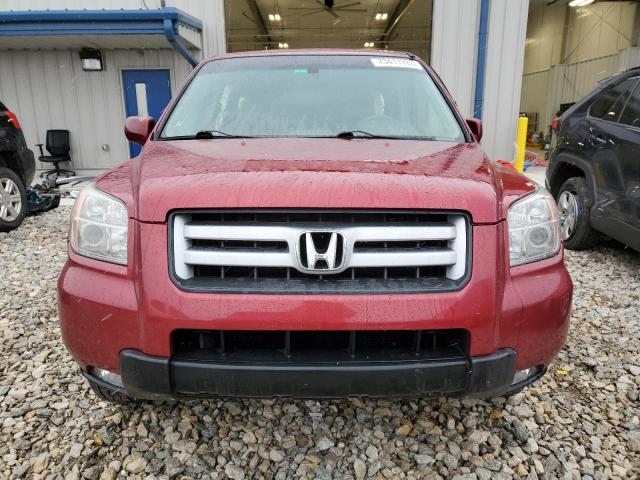 2HKYF18586H530915 - 2006 HONDA PILOT EX RED photo 5