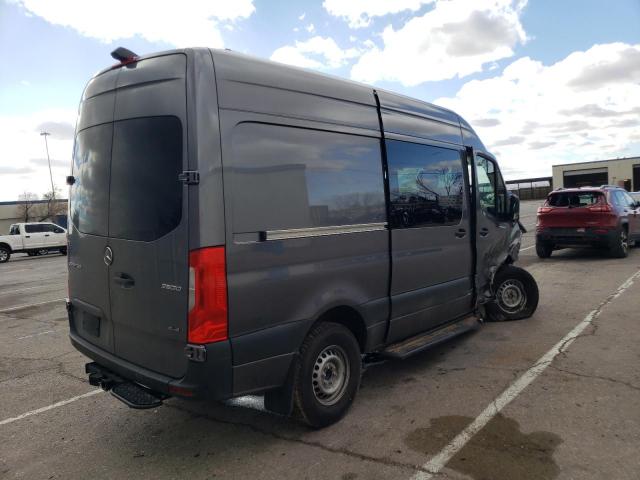 W1W4EBVY7NT104735 - 2022 MERCEDES-BENZ SPRINTER 2500 GRAY photo 3