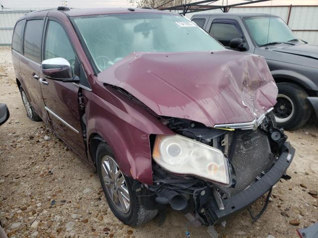2A8HR64X08R775878 - 2008 CHRYSLER TOWN & COU LIMITED MAROON photo 1