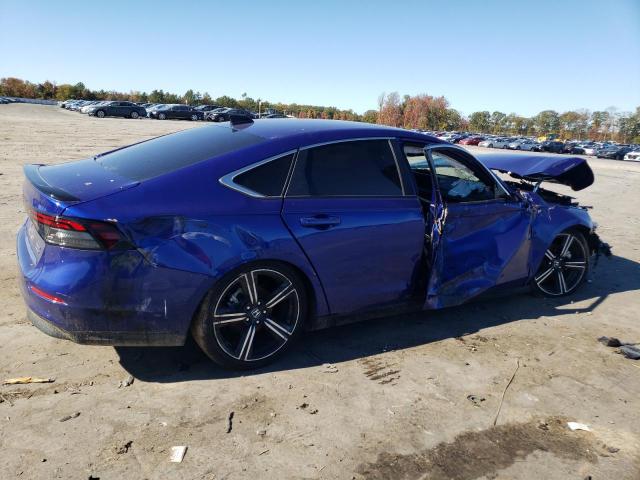 1HGCY2F5XPA020671 - 2023 HONDA ACCORD HYBRID SPORT BLUE photo 3