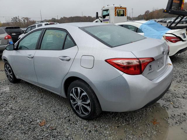 2T1BURHE6HC840075 - 2017 TOYOTA COROLLA L SILVER photo 2