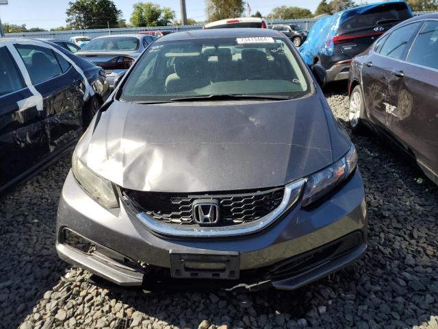 19XFB2F58DE075755 - 2013 HONDA CIVIC LX GRAY photo 5