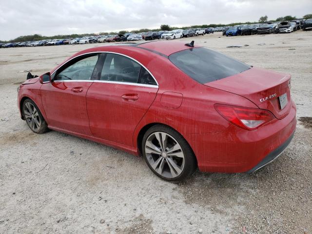 WDDSJ4EB1HN420684 - 2017 MERCEDES-BENZ CLA 250 RED photo 2