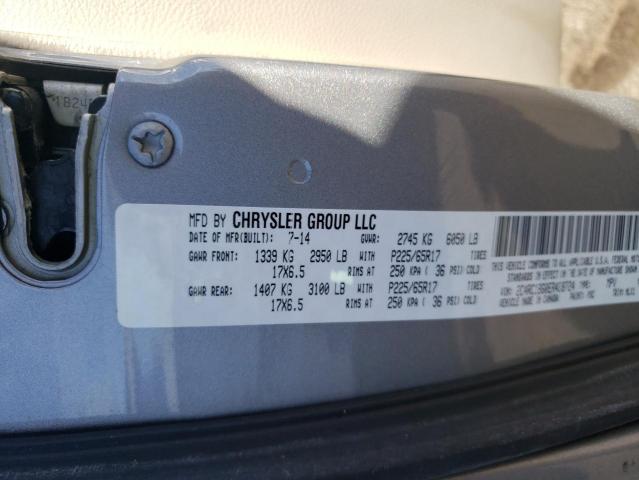 2C4RC1BG0ER438724 - 2014 CHRYSLER TOWN & COU TOURING 银色 照片 12