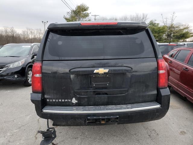 1GNSCJKC2GR380288 - 2016 CHEVROLET SUBURBAN C1500 LTZ BLACK photo 6