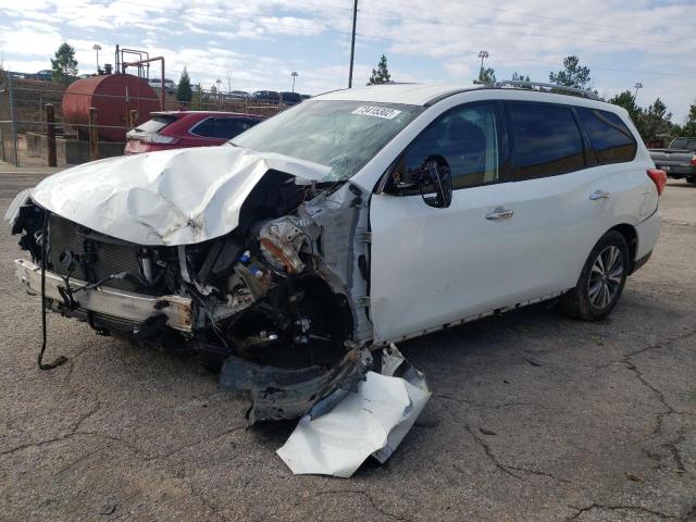 5N1DR2MN6KC598018 - 2019 NISSAN PATHFINDER S WHITE photo 1