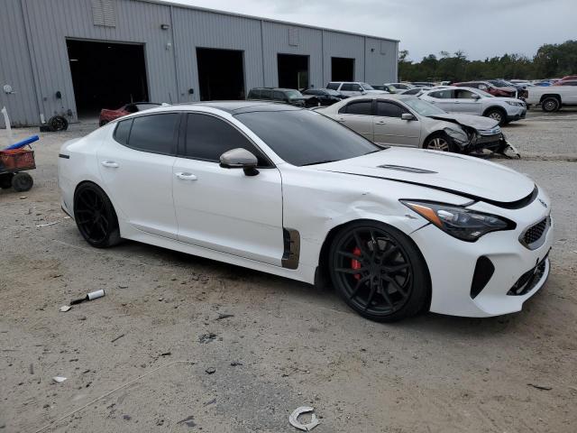 KNAE55LC3K6059499 - 2019 KIA STINGER GT2 WHITE photo 4