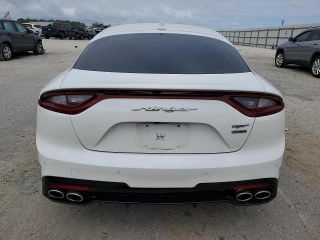 KNAE55LC3K6059499 - 2019 KIA STINGER GT2 WHITE photo 6