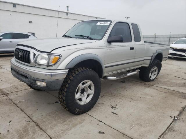 5TEWN72N22Z101783 - 2002 TOYOTA TACOMA XTRACAB SILVER photo 1