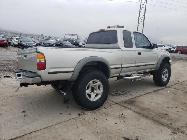 5TEWN72N22Z101783 - 2002 TOYOTA TACOMA XTRACAB SILVER photo 3