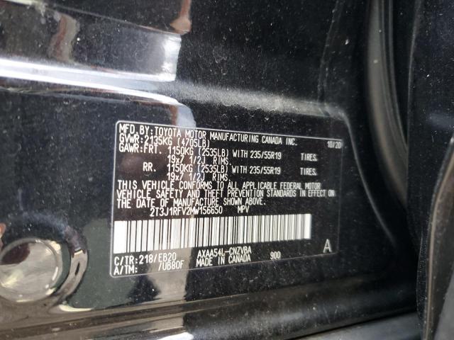 2T3J1RFV2MW156650 - 2021 TOYOTA RAV4 ADVENTURE BLACK photo 13