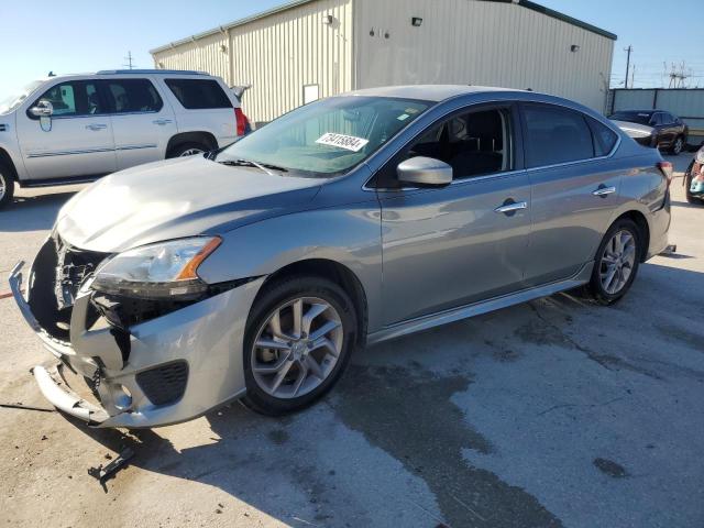 3N1AB7AP2EY298652 - 2014 NISSAN SENTRA S SILVER photo 1