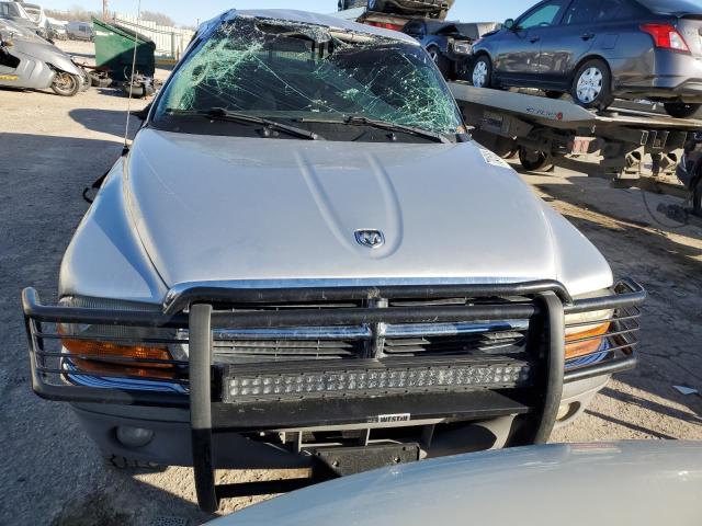 1D7HG42N74S628426 - 2004 DODGE DAKOTA SLT SILVER photo 5