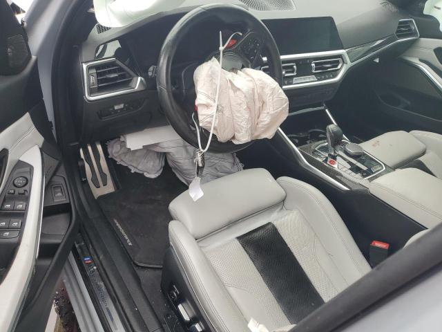 WBS33AY04MFL24711 - 2021 BMW M3 COMPETITION ტურკოუსი ფოტო 8