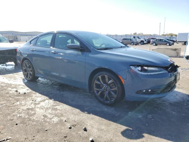 1C3CCCBG8FN608994 - 2015 CHRYSLER 200 S BLUE photo 4