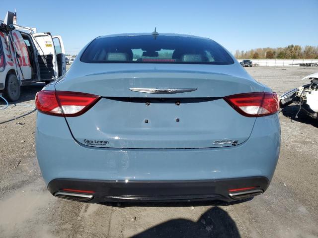 1C3CCCBG8FN608994 - 2015 CHRYSLER 200 S BLUE photo 6