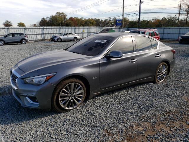 JN1EV7AR0JM445316 - 2018 INFINITI Q50 LUXE GRAY photo 1