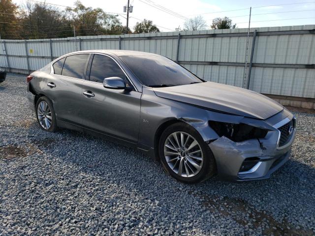 JN1EV7AR0JM445316 - 2018 INFINITI Q50 LUXE GRAY photo 4