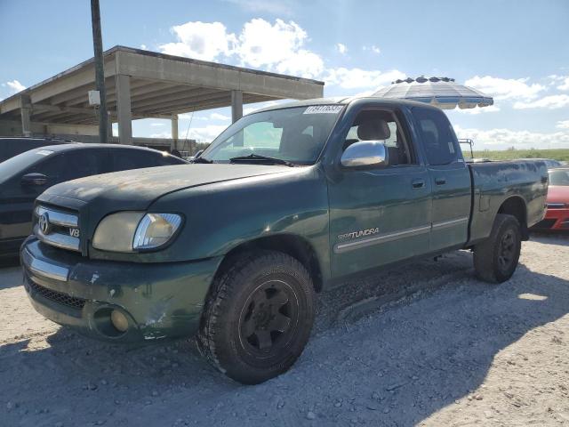 5TBRT34143S368095 - 2003 TOYOTA TUNDRA ACCESS CAB SR5 GREEN photo 1