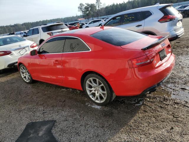 WAULFAFRXCA002809 - 2012 AUDI A5 PREMIUM PLUS RED photo 2