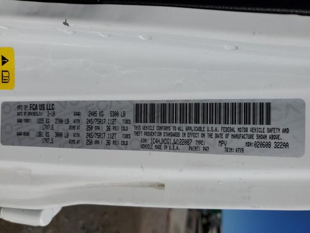 1C4HJXDG1JW122087 - 2018 JEEP WRANGLER U SPORT Weiß Foto 13