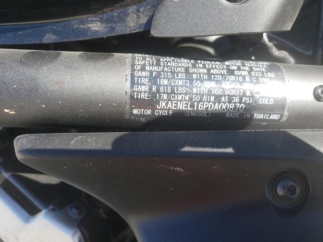 JKAENEL16PDA00870 - 2023 KAWASAKI EN650 L GRAY photo 10