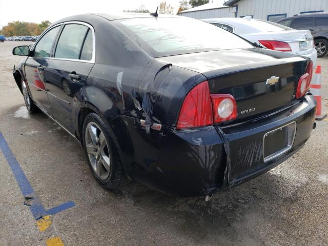 1G1ZH57B58F259802 - 2008 CHEVROLET MALIBU 1LT BLACK photo 2