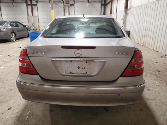 WDBUF82J95X172223 - 2005 MERCEDES-BENZ E 320 4MATIC SILVER photo 6