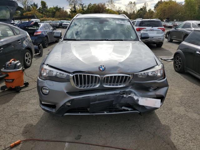 5UXWX9C58G0D66835 - 2016 BMW X3 XDRIVE28I GRAY photo 5