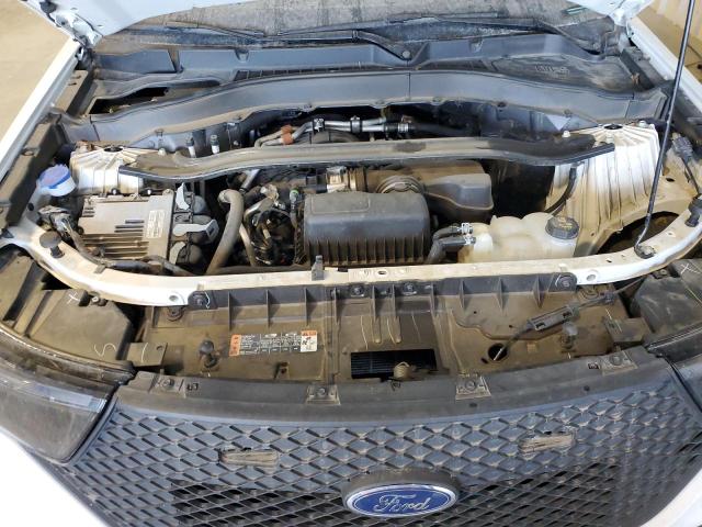 1FM5K8AB1MGB53977 - 2021 FORD EXPLORER POLICE INTERCEPTOR Weiß Foto 12