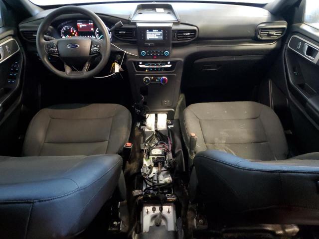1FM5K8AB1MGB53977 - 2021 FORD EXPLORER POLICE INTERCEPTOR Weiß Foto 8