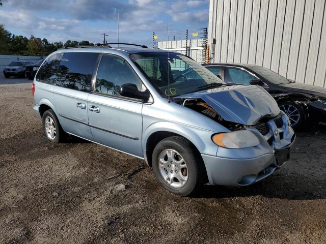 1D4GP45313B199866 - 2003 DODGE CARAVAN SPORT BLUE photo 4